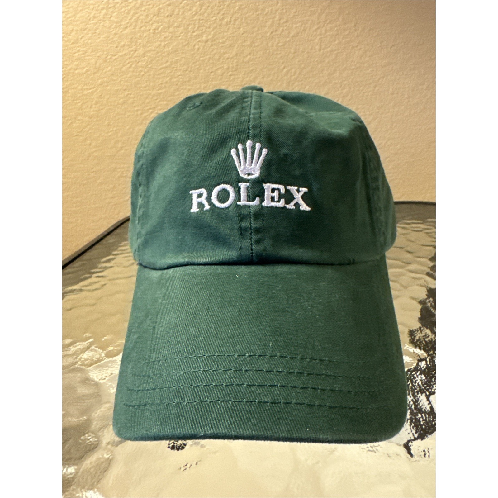 Vintage Rolex Daytona Hat Cap Strapback Green Adjustable WEmbroidered New